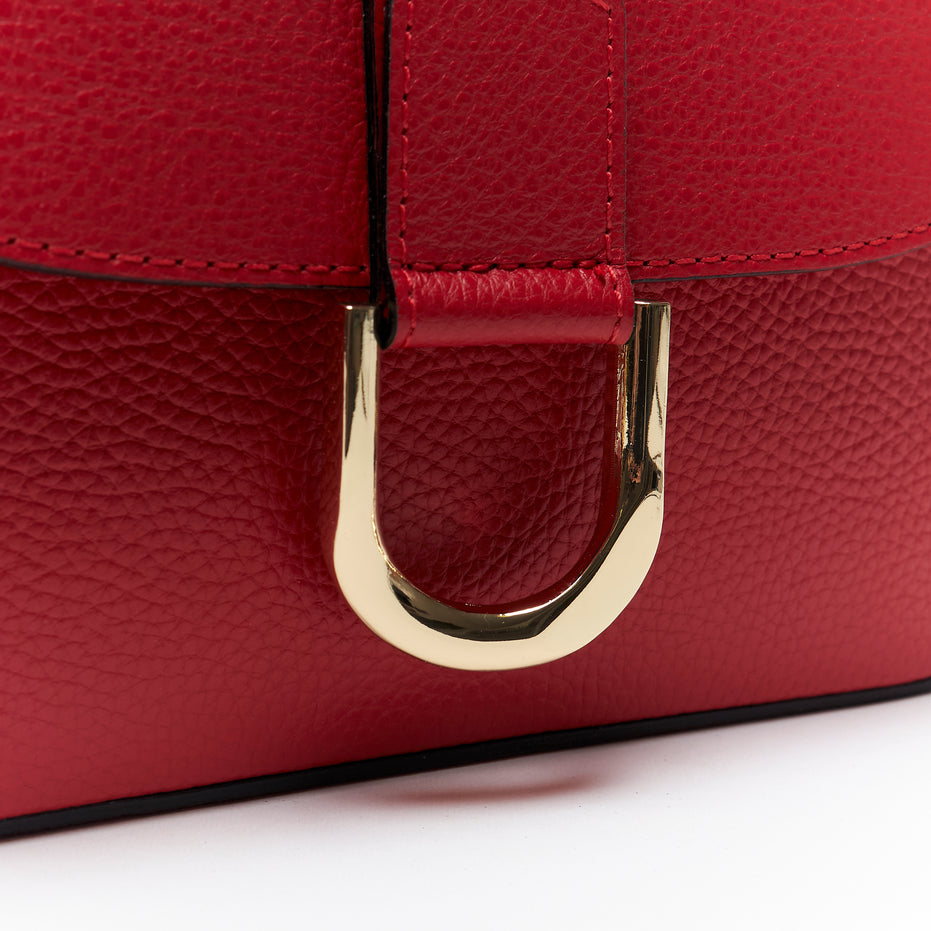 Borsa a Cartella in Pelle Pieno Fiore – Made in Italy