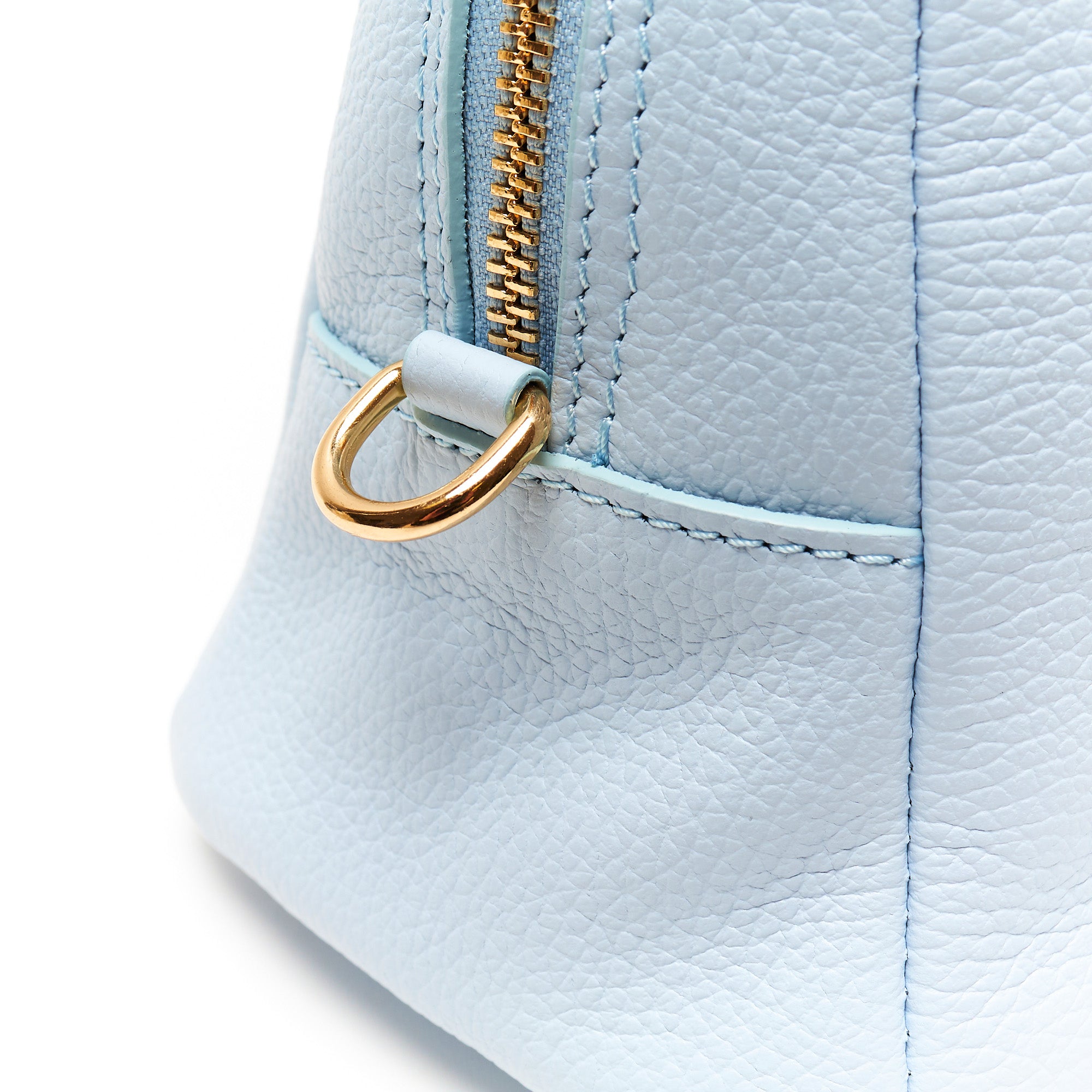 Borsa Bauletto in Pelle Pieno Fiore – Made in Italy