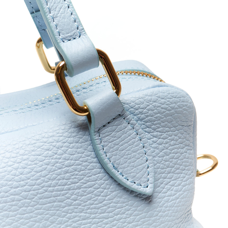 Borsa Bauletto in Pelle Pieno Fiore – Made in Italy