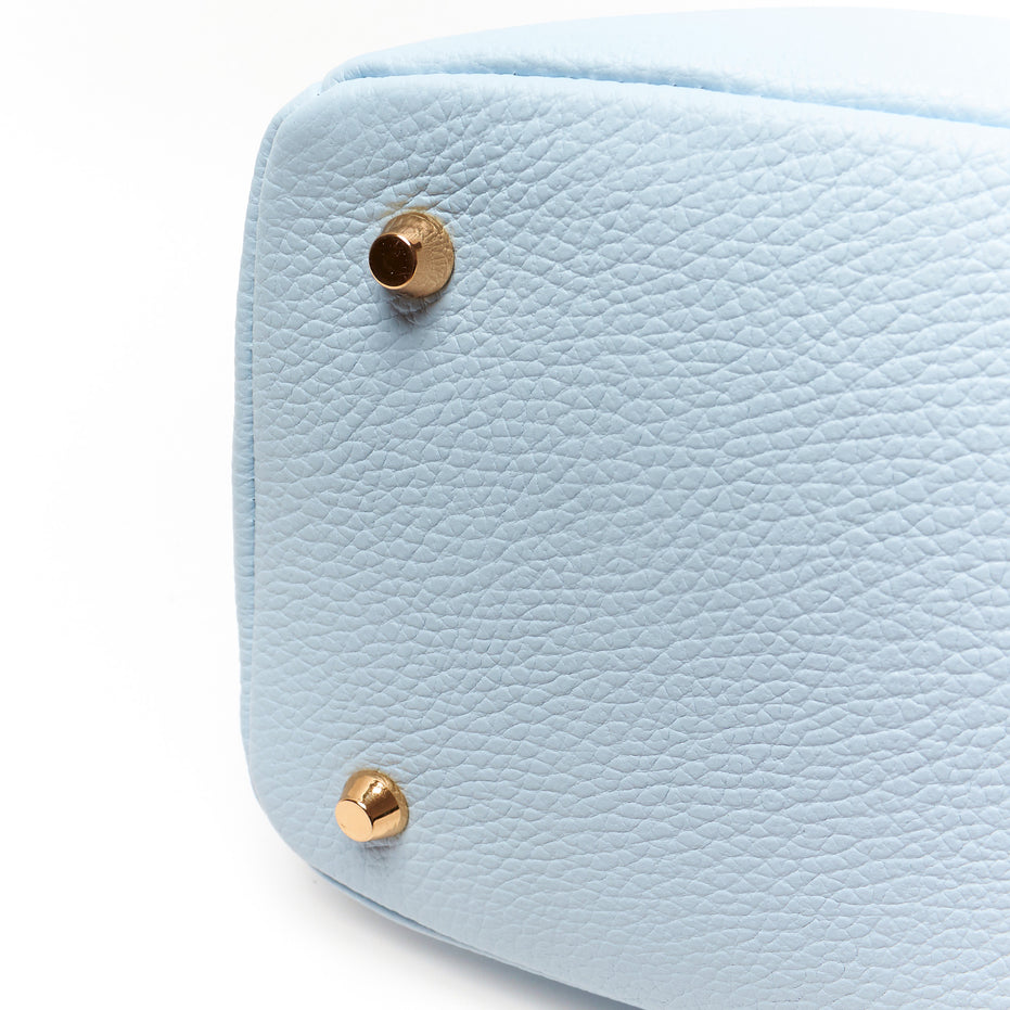 Borsa Bauletto in Pelle Pieno Fiore – Made in Italy