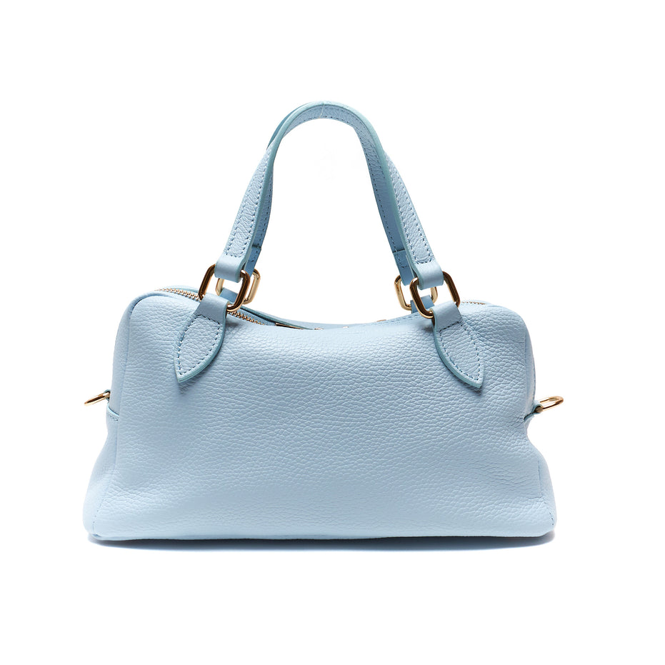 Borsa Bauletto in Pelle Pieno Fiore – Made in Italy