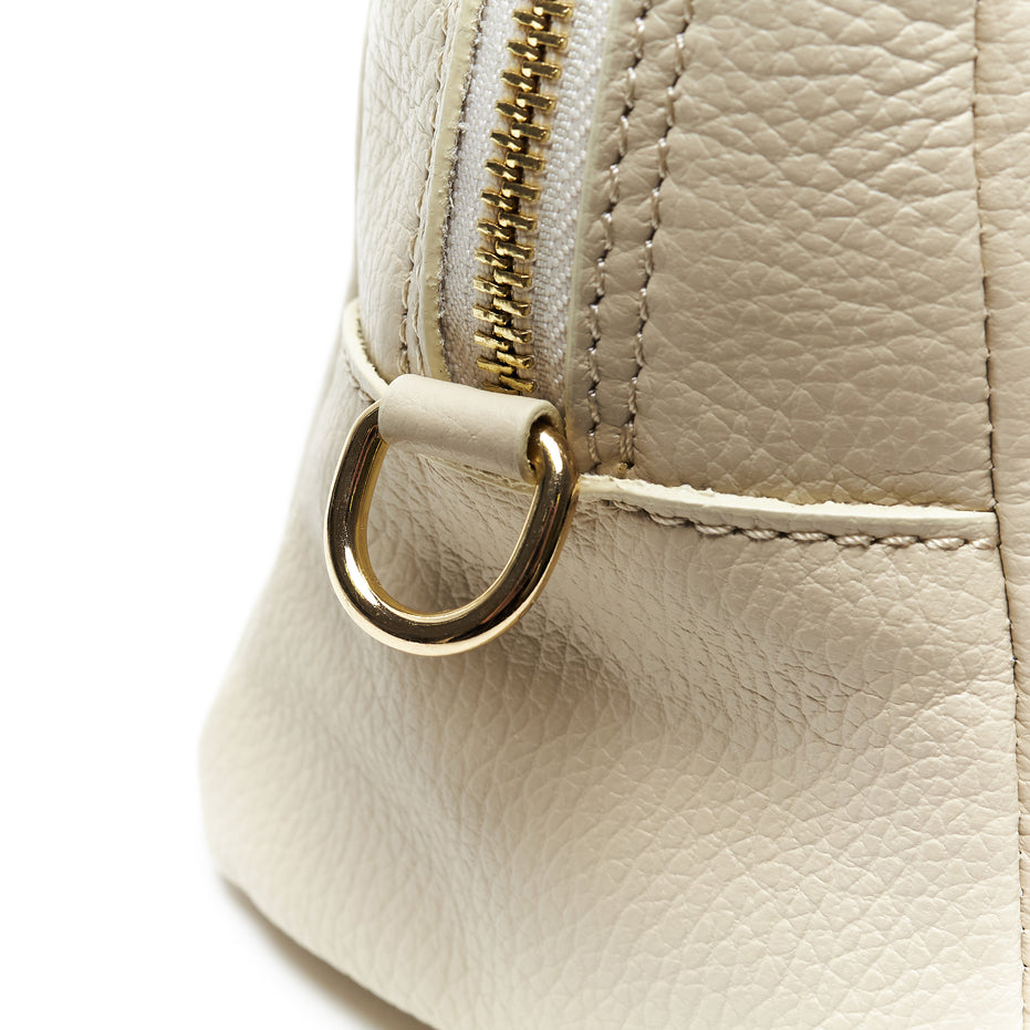 Borsa Bauletto in Pelle Pieno Fiore – Made in Italy