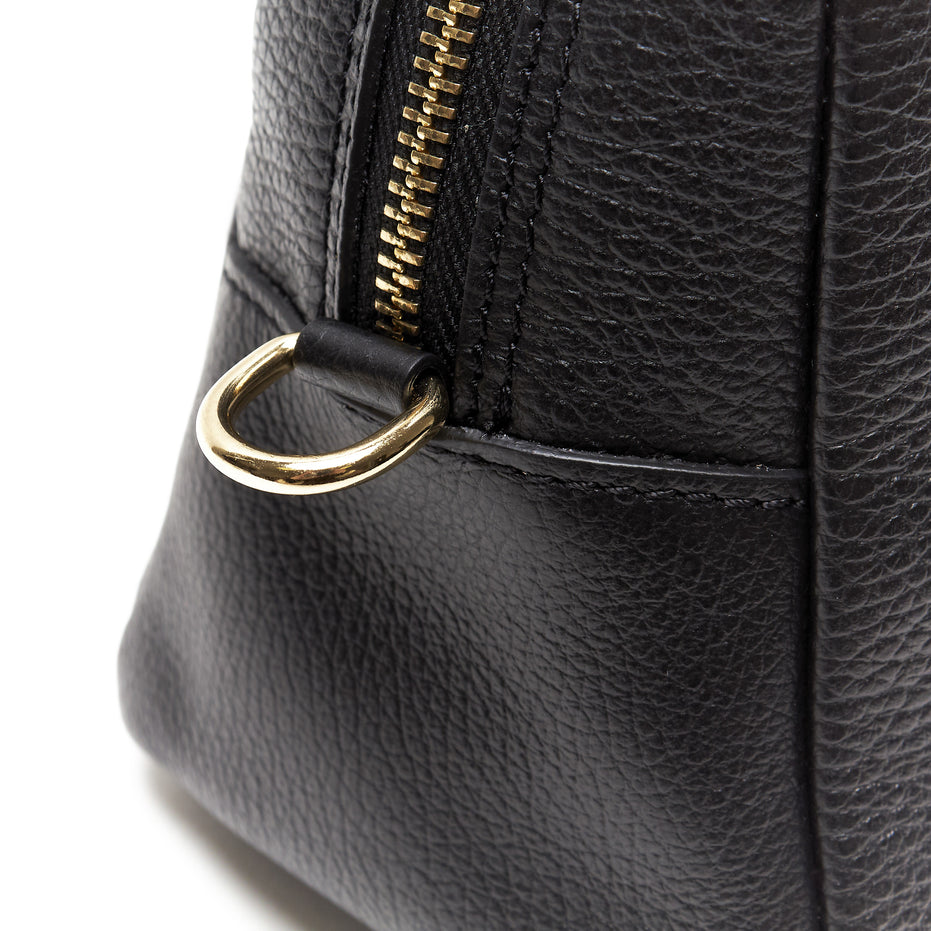 Borsa Bauletto in Pelle Pieno Fiore – Made in Italy