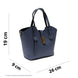 Borsa a mano in vera pelle pieno fiore - Made in Italy - con tracolla