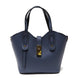 Borsa a mano in vera pelle pieno fiore - Made in Italy - con tracolla