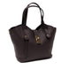Borsa a mano in vera pelle pieno fiore - Made in Italy - con tracolla