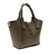 Borsa a mano in vera pelle pieno fiore - Made in Italy - con tracolla