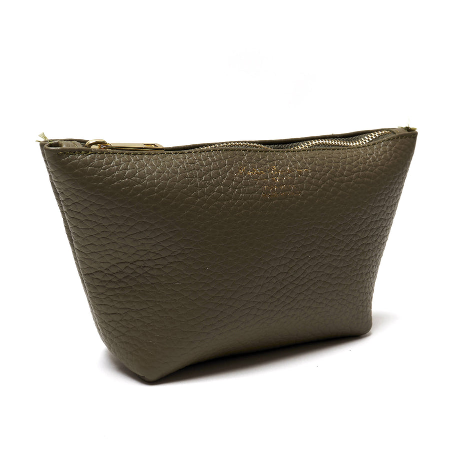 Borsa a mano in vera pelle pieno fiore - Made in Italy - con tracolla