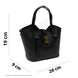 Borsa a mano in vera pelle pieno fiore - Made in Italy - con tracolla