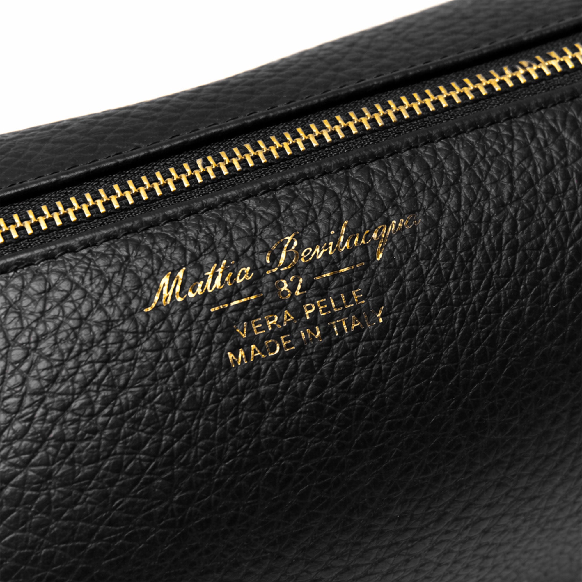 Borsa a mano in vera pelle pieno fiore - Made in Italy - con tracolla