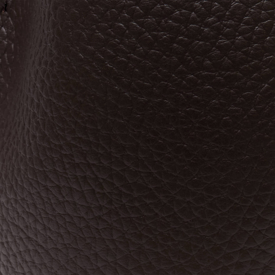 Borsa Secchiello Donna in Vera Pelle Pieno Fiore Made in Italy con Catena