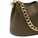 Borsa Secchiello Donna in Vera Pelle Pieno Fiore Made in Italy con Catena