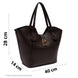 Borsa Shopper Donna in Vera Pelle Pieno Fiore | Made in Italy con Pochette