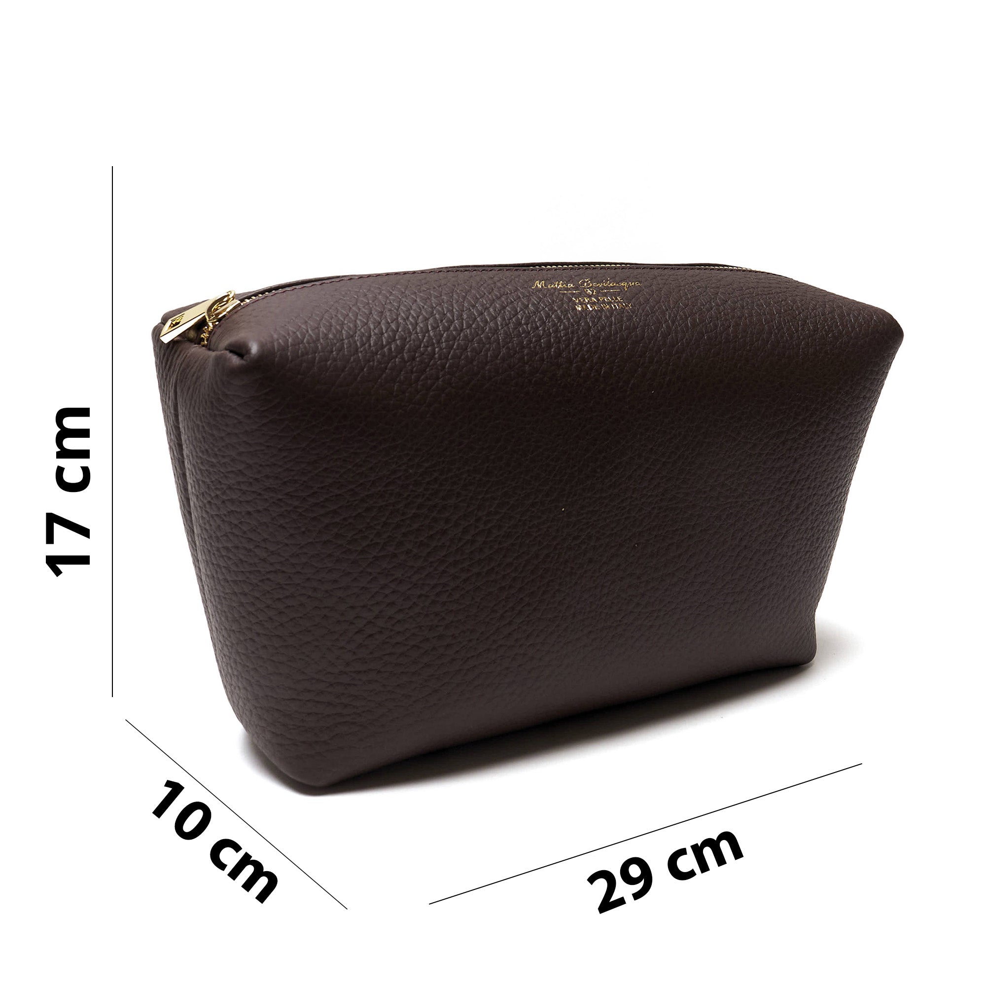 Borsa Shopper Donna in Vera Pelle Pieno Fiore | Made in Italy con Pochette