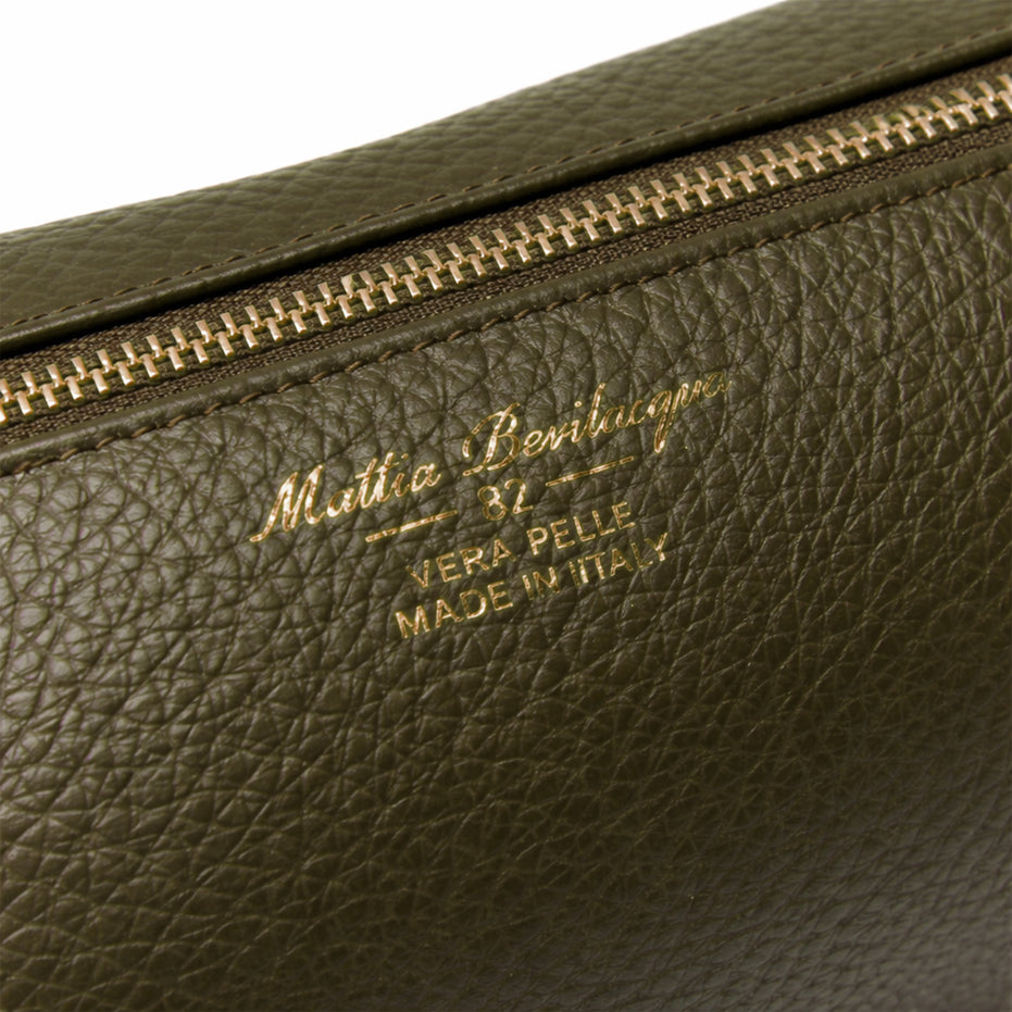 Borsa Shopper Donna in Vera Pelle Pieno Fiore | Made in Italy con Pochette