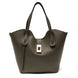 Borsa Shopper Donna in Vera Pelle Pieno Fiore | Made in Italy con Pochette
