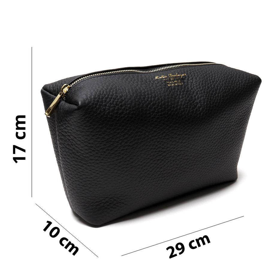 Borsa Shopper Donna in Vera Pelle Pieno Fiore | Made in Italy con Pochette