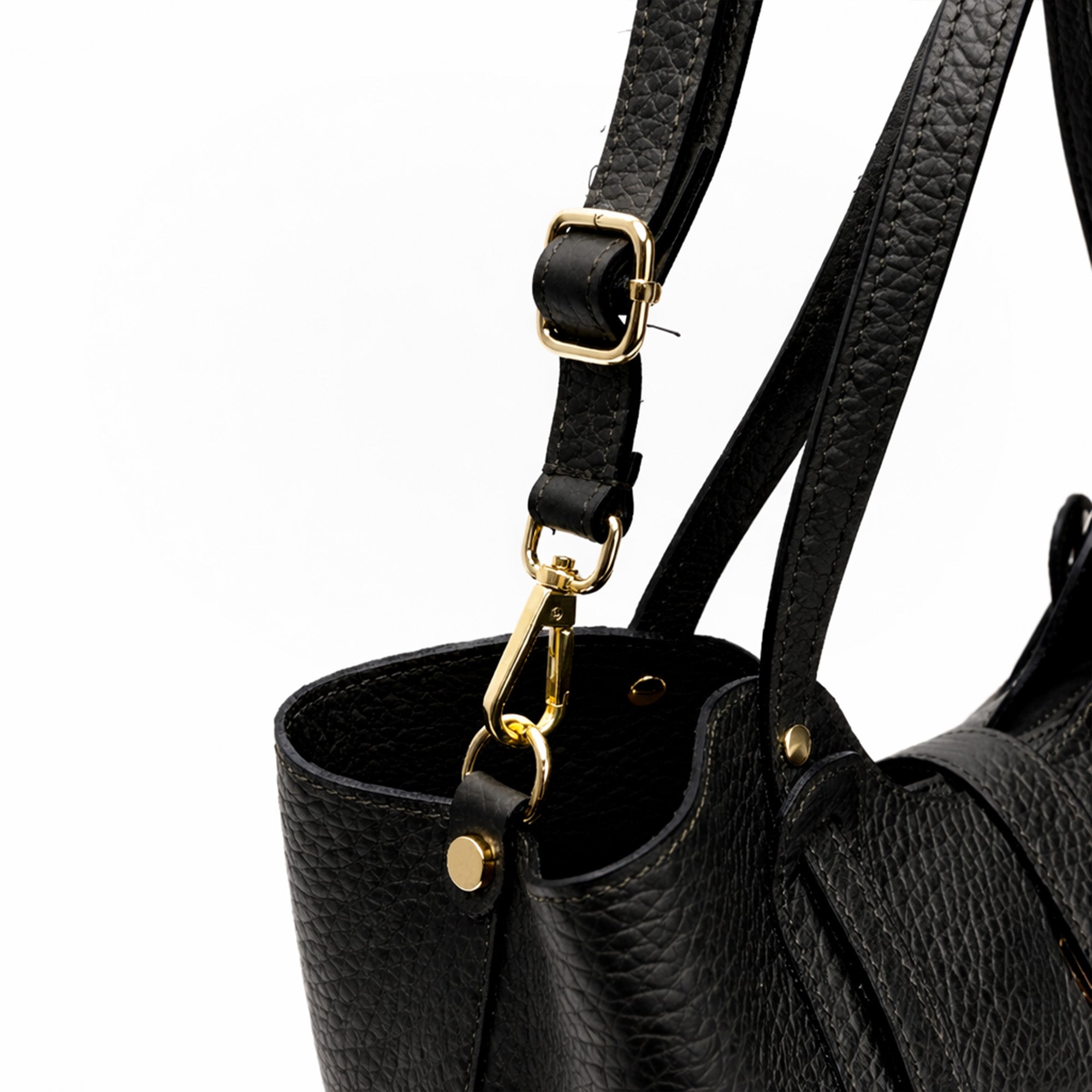 Borsa Shopper Donna in Vera Pelle Pieno Fiore | Made in Italy con Pochette