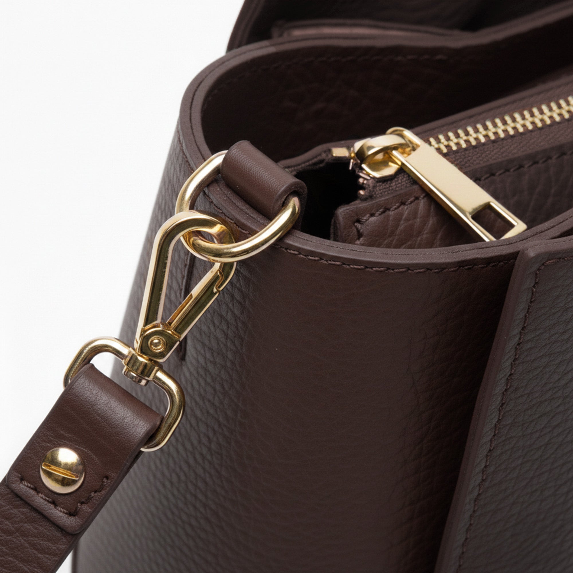Borsa Donna in Vera Pelle Pieno Fiore Made in Italy – Con Tracolla
