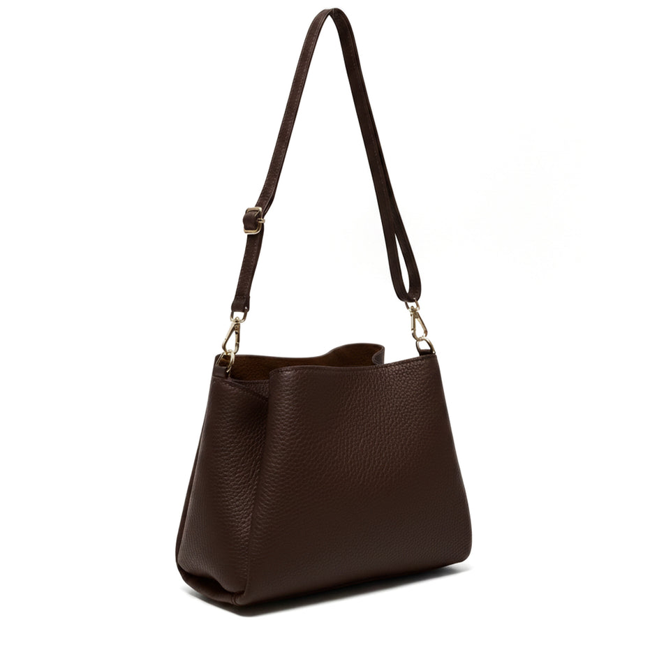 Borsa Donna in Vera Pelle Pieno Fiore Made in Italy – Con Tracolla