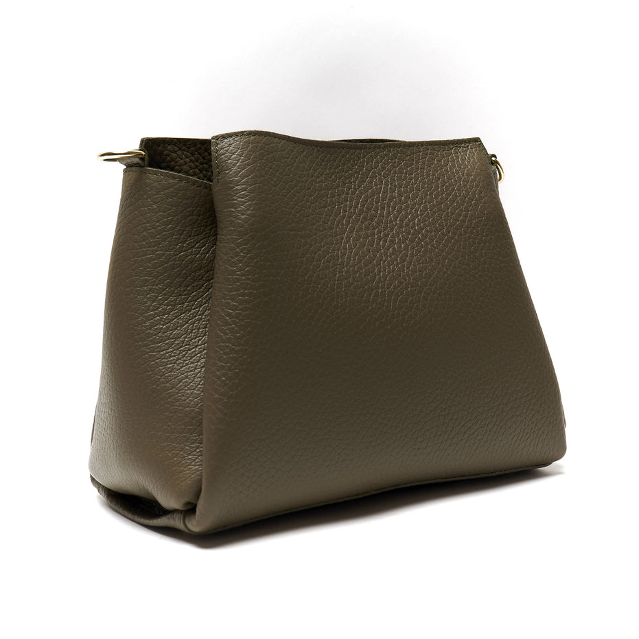 Borsa Donna in Vera Pelle Pieno Fiore Made in Italy – Con Tracolla