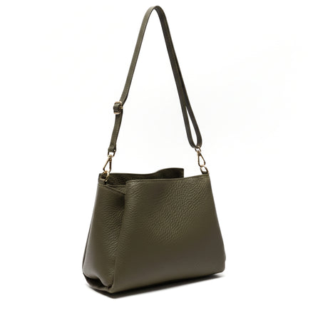 Borsa Donna in Vera Pelle Pieno Fiore Made in Italy – Con Tracolla