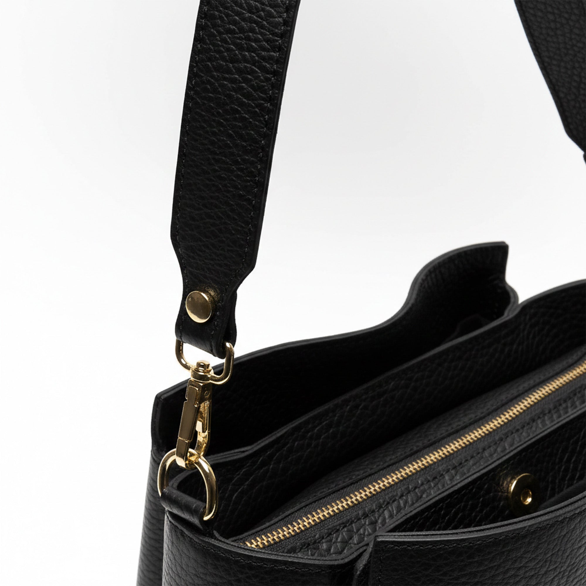 Borsa Donna in Vera Pelle Pieno Fiore Made in Italy – Con Tracolla