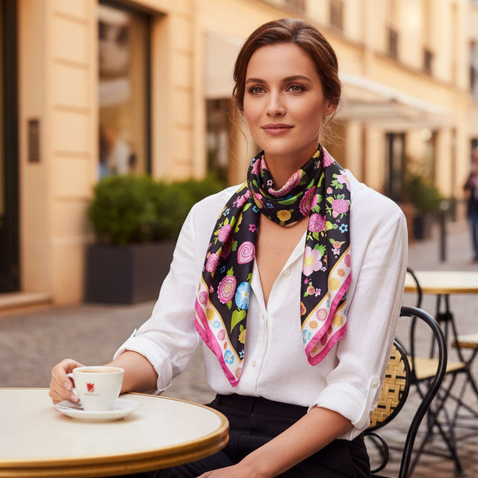 Foulard Donna in Seta 100% Made in Italy