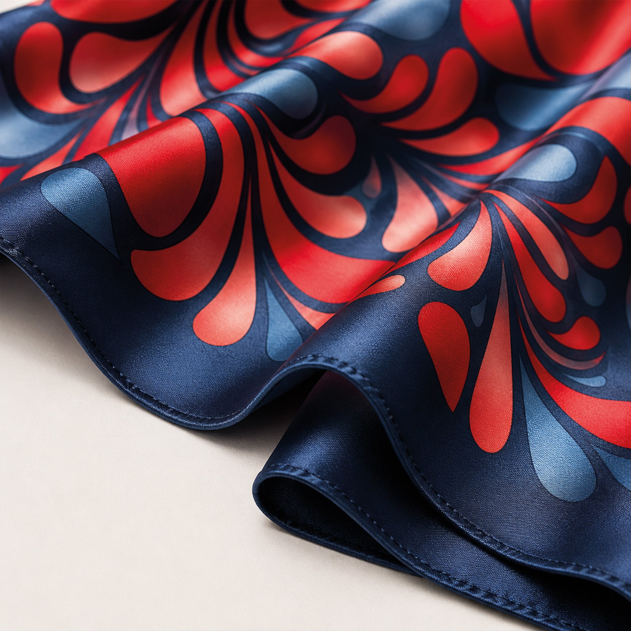 Foulard donna in pura seta – Stampa Frammenti