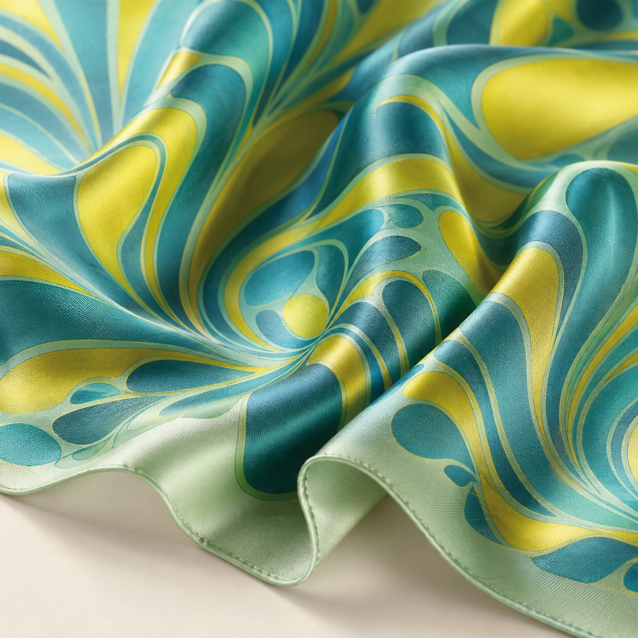Foulard donna in pura seta – Stampa Frammenti