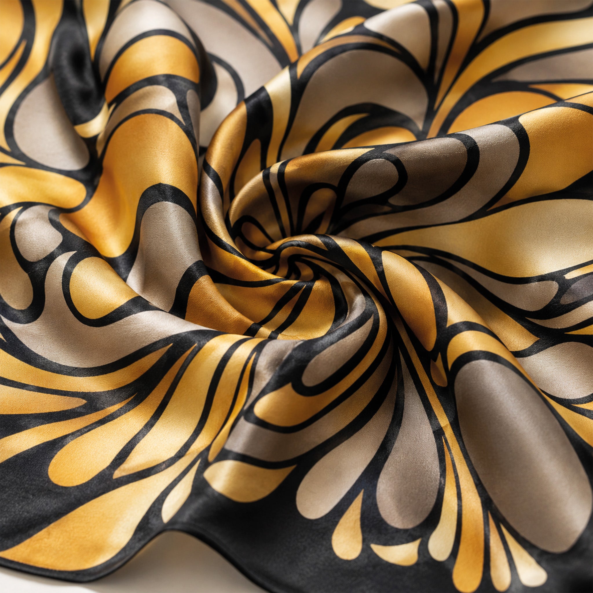Foulard donna in pura seta – Stampa Frammenti