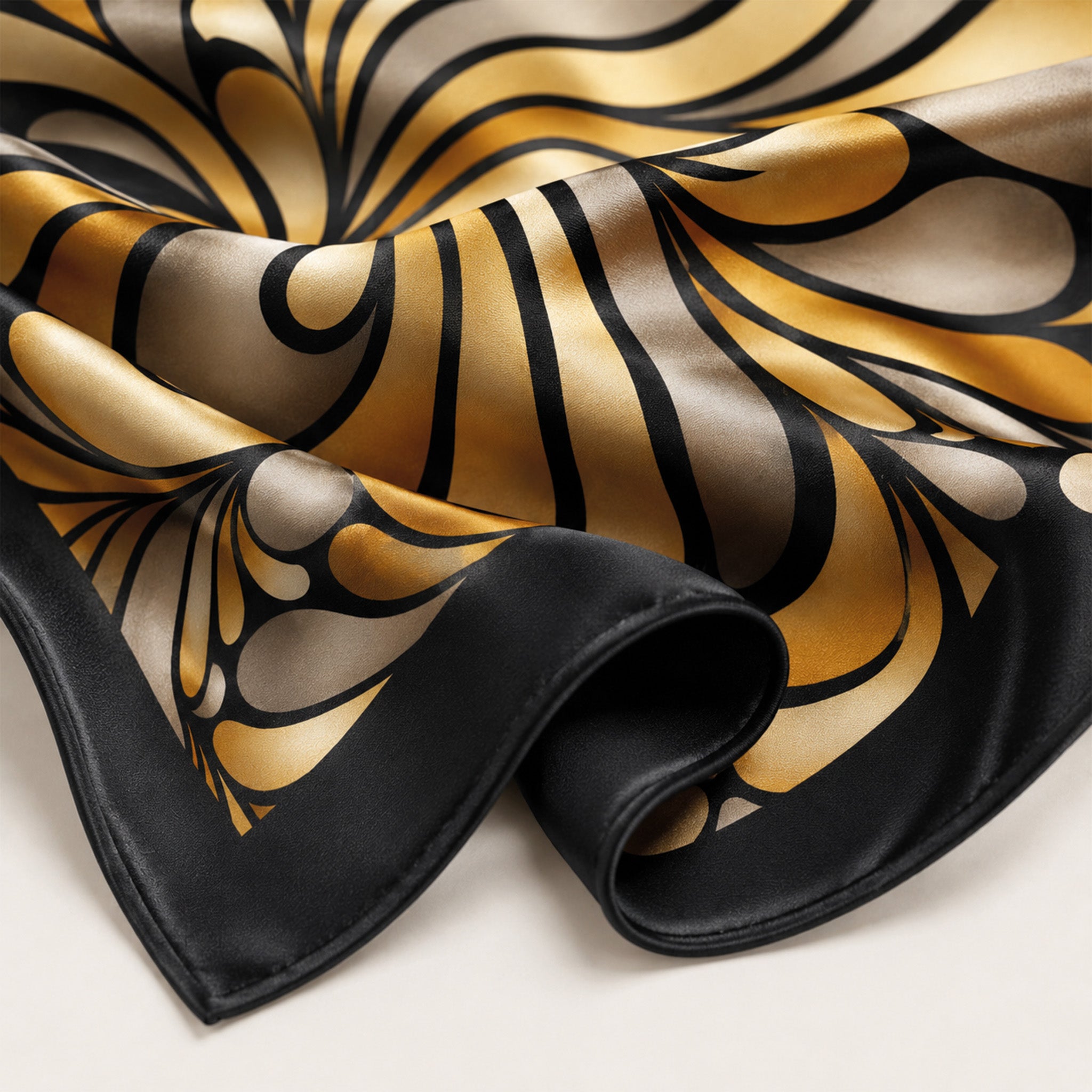 Foulard donna in pura seta – Stampa Frammenti