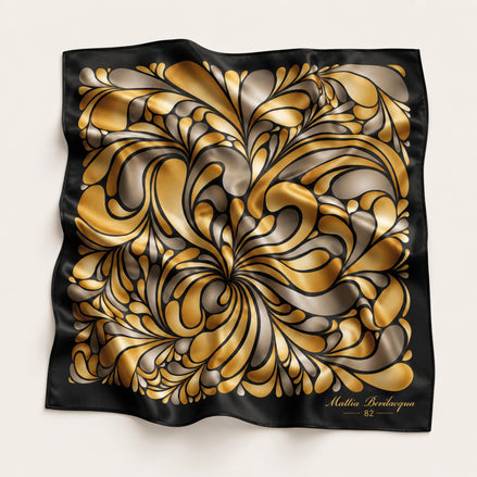 Foulard donna in pura seta – Stampa Frammenti