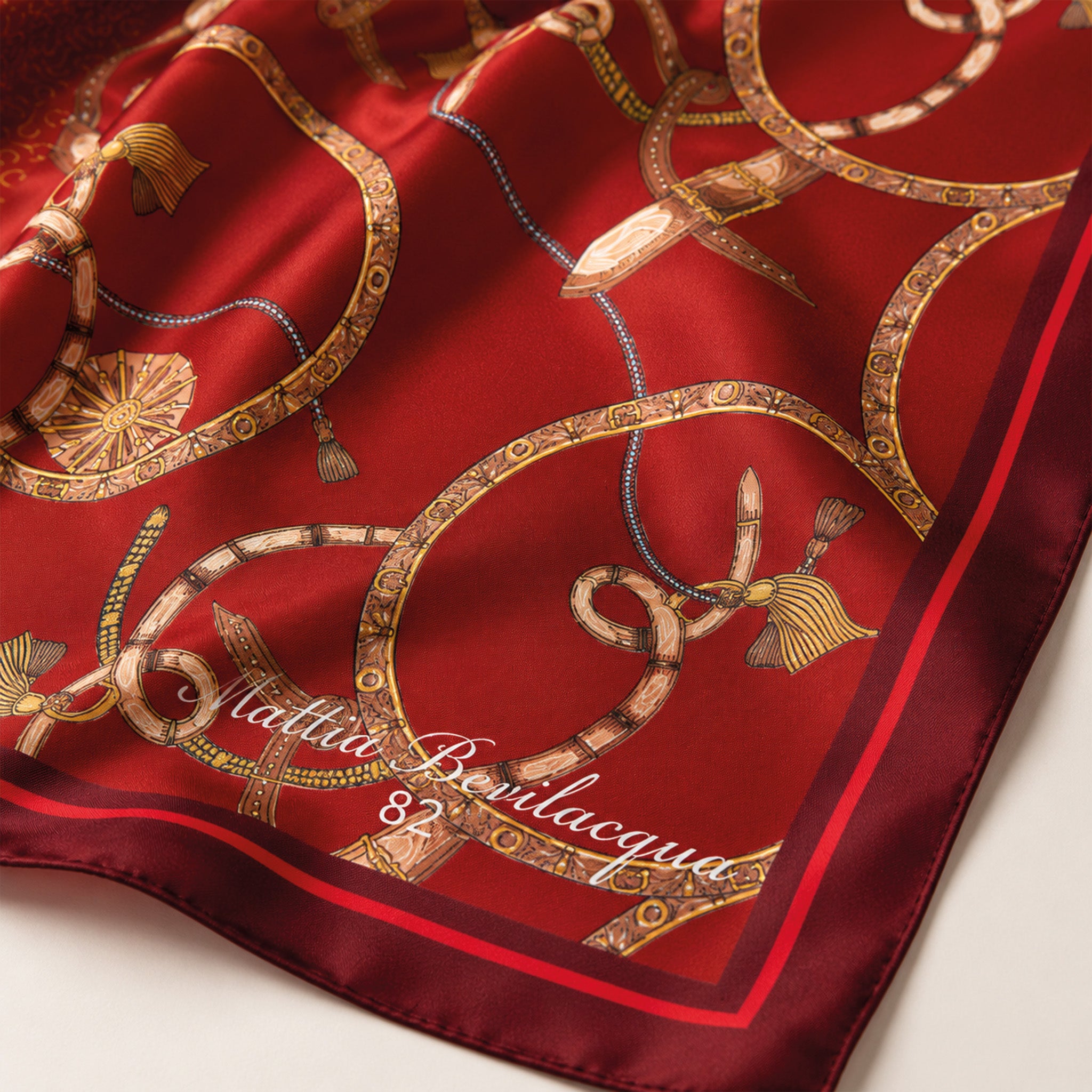 Foulard donna in pura seta – Stampa Heritage