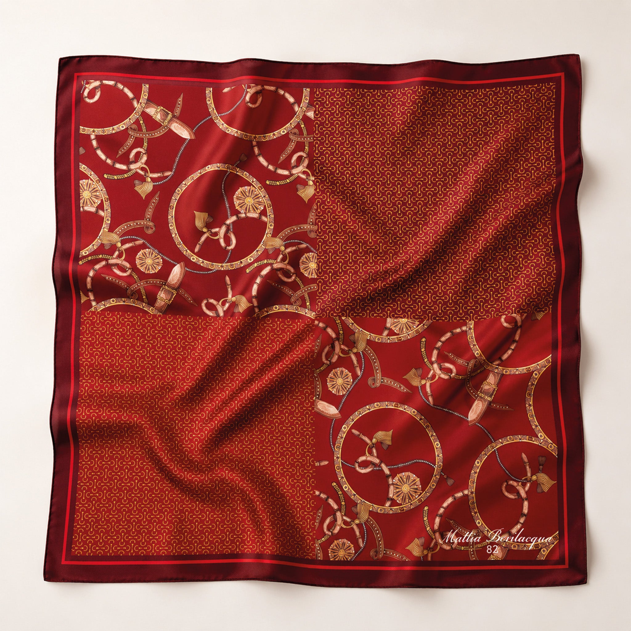 Foulard donna in pura seta – Stampa Heritage