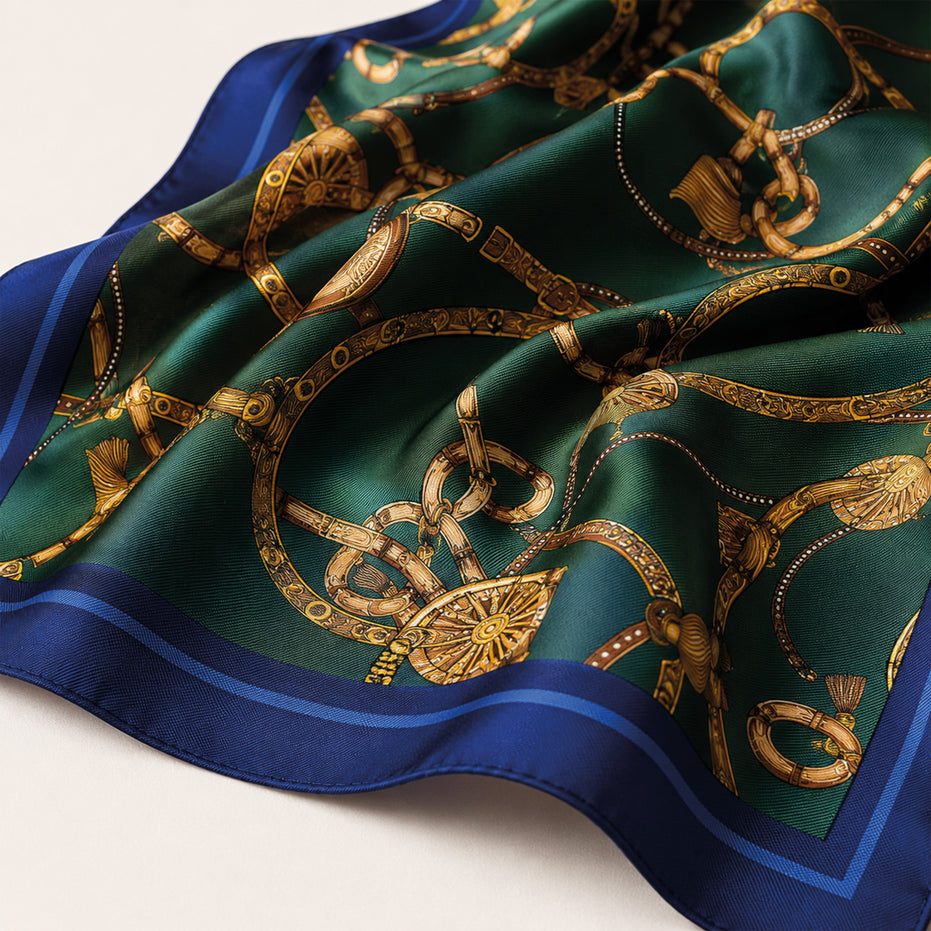 Foulard donna in pura seta – Stampa Heritage