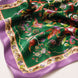 Foulard donna in pura seta – Stampa Labirinto Reale