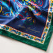 Foulard donna in pura seta – Stampa Labirinto Reale