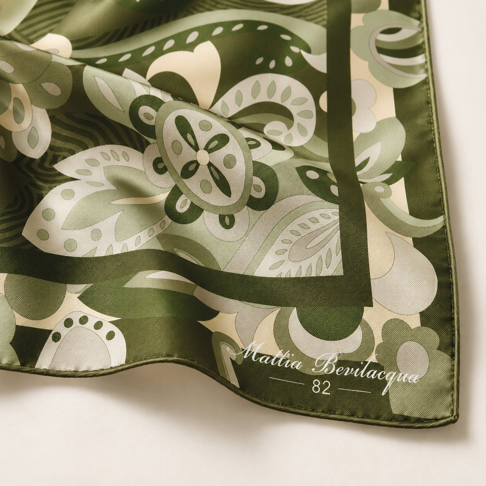 Foulard donna in pura seta – Stampa Paisley