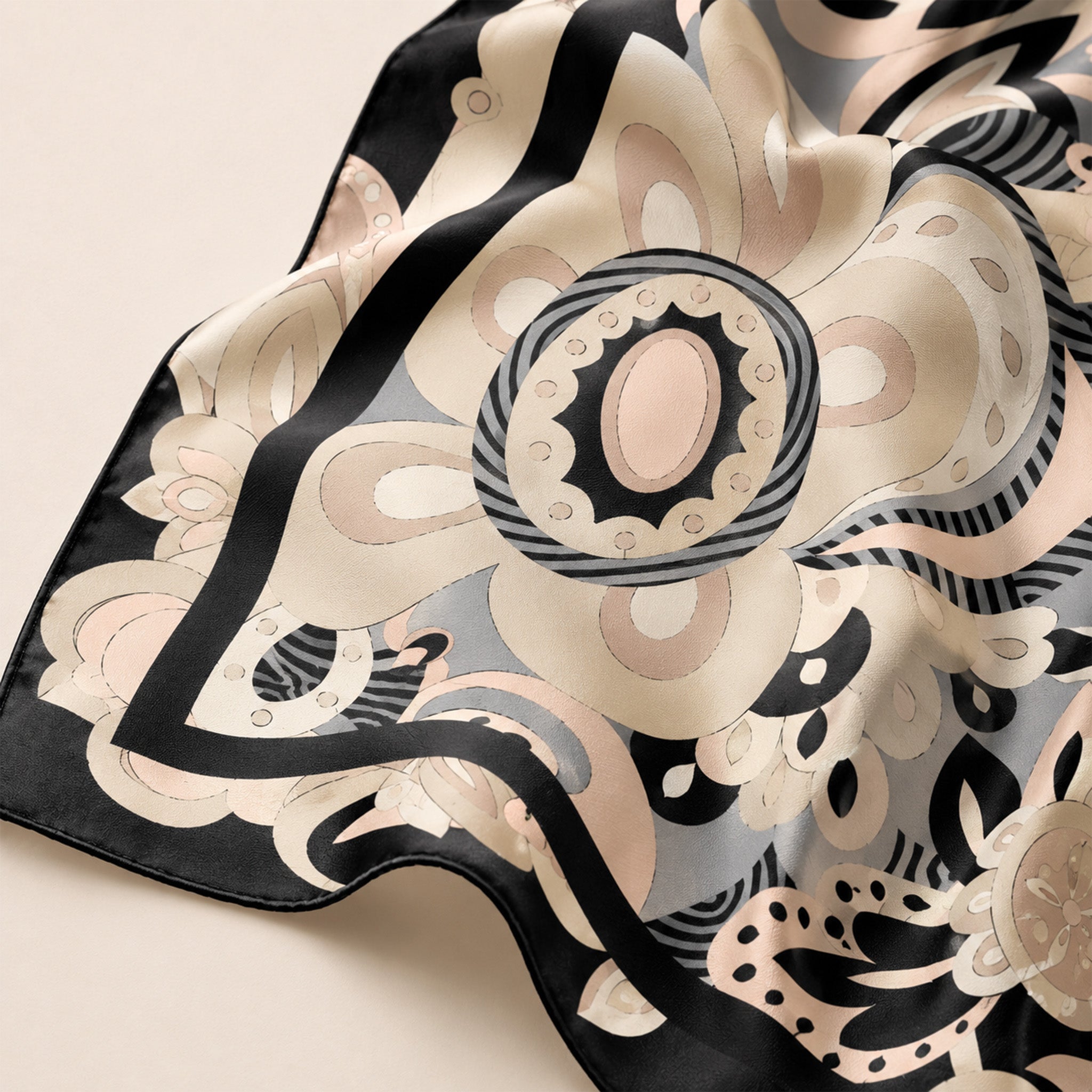 Foulard donna in pura seta – Stampa Paisley