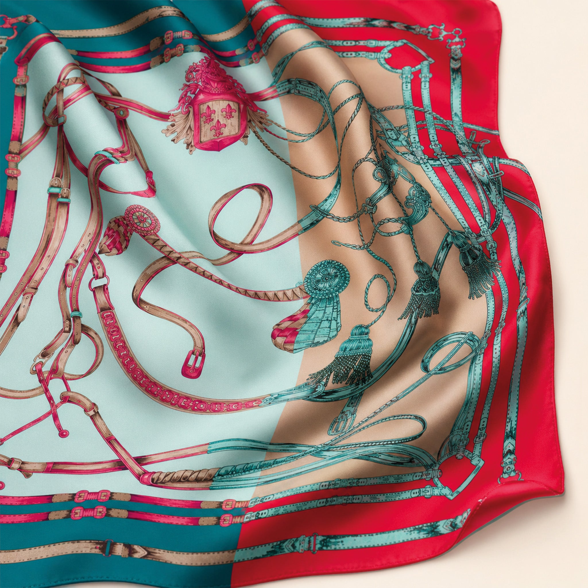 Foulard donna in pura seta – Stampa Scuderia