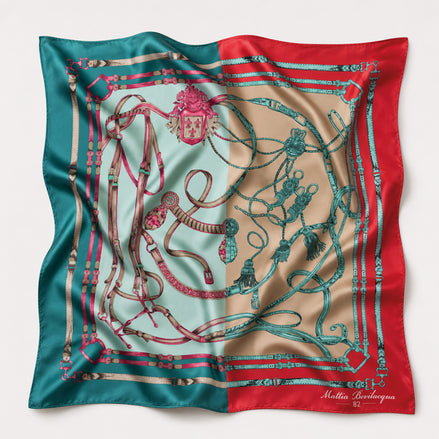 Foulard donna in pura seta – Stampa Scuderia