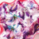 Foulard donna in pura seta – Stampa Watercolor Floral