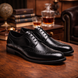 Scarpe - Derby brogue da uomo in vitello spazzolato ricamato
