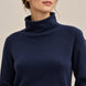 Maglia Donna in Lana e Cashmere con Collo a Cratere