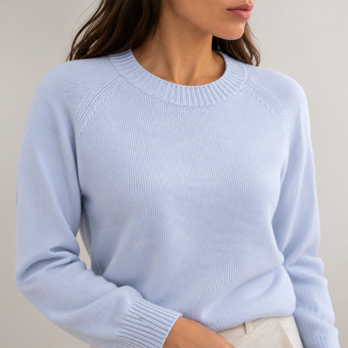 Maglia Donna Girocollo in Lana e Cashmere