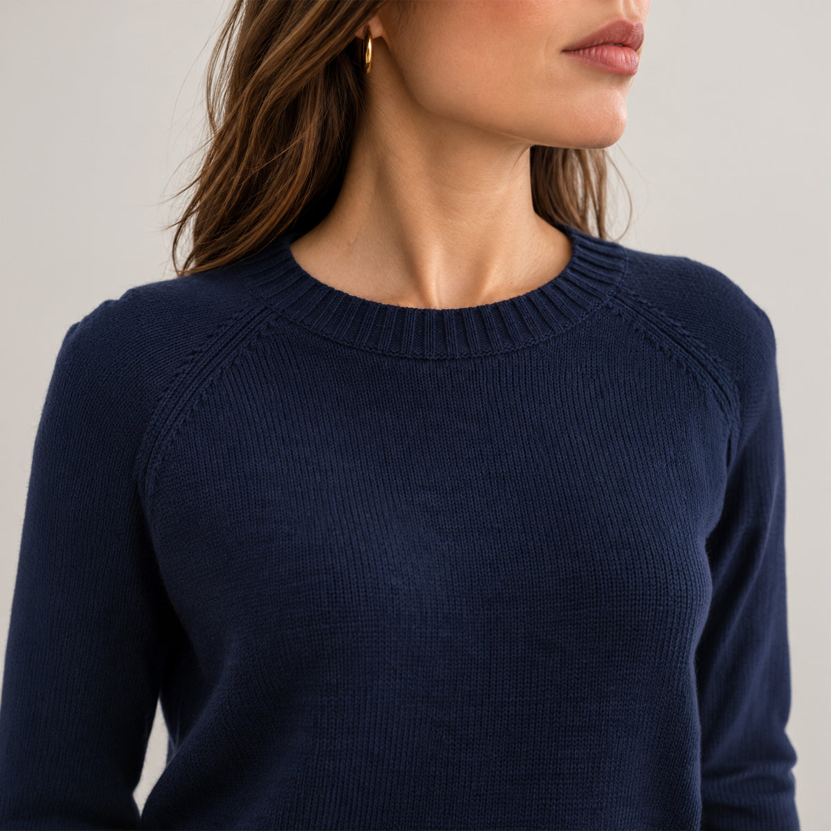 Maglia Donna Girocollo in Lana e Cashmere