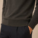 Maglione girocollo da uomo in lana extrafine merino – Finezza 12
