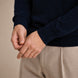 Maglione girocollo da uomo in lana extrafine merino – Finezza 12