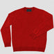 Maglione girocollo da uomo in 100% Lana Merino Superfine – Finezza 18